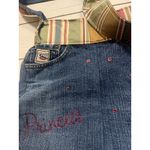 Handmade  Denim Princess Handbag Studded Pink 11x14 Handsewn Cruel Girl Photo 1
