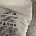 Nike  White Woven Swoosh High Rise Belted Cargo Jogger Pants Size M Photo 4