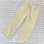 Things Between Yellow Floral Margaret Women's Pants Size L Photo 2