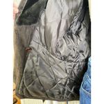 Banana Republic Brown Suede Hooded Jacket XL Tie Waist Leather AS IS Photo 7