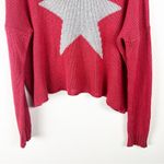 Wooden Ships Star Graphic Long Sleeves Knit Drop Shoulder Sweater Size M/L Photo 8