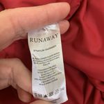 Runaway The Label Strapless Red Ruched Maxi Dress XS Sleek Formal Evening Look Photo 5