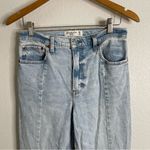 Abercrombie & Fitch The Skinny High Rise Light Wash Slit Front Jeans Size 29/8 Photo 2