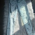 Material Girl Distressed Skinny butterfly jeans Photo 0
