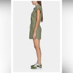 Pistola  Mariah green “eucalyptus” shirt sleeve drawstring waist utility dress. S Photo 2