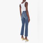 Mother The Hustler Ankle Fray in Healing Jar Blue Size 26 Photo 2