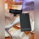 Eloquii  Women's Abstract Print in Orange & Purple Jumpsuit Size 18 NWT Photo 8