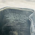 Harley Davidson Vintage Black Leather Croc Embossed Sandals Heeled Mules size 7 Photo 9