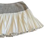 Derek Lam 10 Crosby Grey White Mini Tennis Skirt Pleated Fit N Flare Size 6 Gray Photo 9