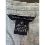 French Connection  Pull On Linen Pants Womens 12 Blue Lagenlook Logom Scandi FLAW Photo 3