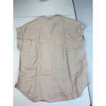 Jordan Alex & Linen Tshirt Short Sleeve Blouse Top Size L Ivory Photo 1