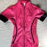 Lululemon  Paceline Jersey Size 4 Pinkelicious Cycling Short Sleeve NWT Photo 0