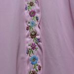 Sear Vintage Peyer Pan Collared Sleepwear Size Large Embroidered Multiple Photo 5