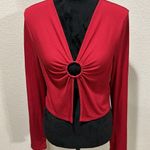 Streetwear Society Red Long Sleeve Top Photo 1