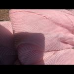 SO NWT  BABY PINK SQUARE SCARF Photo 1