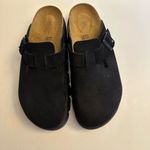 WOMEN'S PAPILLIO BY BIRKENSTOCK BOSTON CHUNKY BLACK SUEDE Size US 10 Photo 11