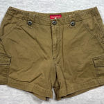 Vtg 90s Palmettos Womens Size 7 Cargo Shorts Khaki Cotton Utility Pockets Brown Photo 0