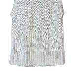 Moth Sleeveless White Turtleneck Sweater Size Large Photo 2