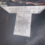 Adrienne Vittadini ‎ Black Floral Maxi Dress Long Sleeve Vintage Style Photo 8