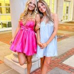 Pink Bow Bubble Dress Photo 3