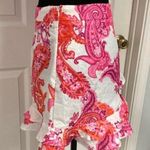 SheIn pink & white paisley ruffles skirt. NWNT Photo 1
