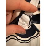 J.crew striped nautical rope and embellished vneck tshirt xs Blue Photo 4