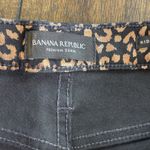 Banana Republic Sz 29 METALLIC Mid-Rise LEOPARD Skinny Stretch Ankle Jeans . NWT Photo 7