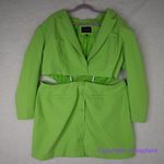 Eloquii spring cropped blazer dress in green, size 20 Photo 3