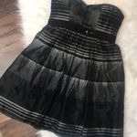 BCBGMAXAZRIA BCBG strapless silk combo cocktail dress Photo 0