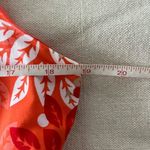 Pendleton  Tangerine White Floral Sleeveless A‎ Line Dress Size 10 Photo 7