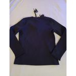 Trousers ETC New York Nylon/Rayon black knit top with beaded rope small Photo 6