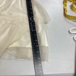 POOF‎ COUTURE Women’s Ivory Three Tier Ruffle Dress Size Medium Photo 3