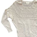 Urban Outfitters Pins& Needles Long Sleeve Cream Dolman Sleeve Knit Sweater Photo 4