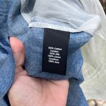 Elizabeth and James  Chambray Silk Top Size M Photo 4