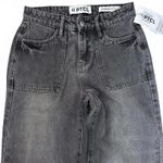 PTCL Super Wide Leg Jeans Dark Wash NWT Size 25 Black Photo 1