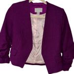 H&M Deep Purple Blazer Size 6 Photo 0