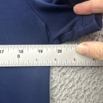 J.Crew Pique Polo Shirt Navy Blue Preppy Quiet Luxury Sporty Casual Women Large Photo 5