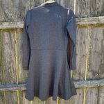 Anthropologie Numph  Gray Heart Quarter Zip Sweater Dress | S‎ Photo 4