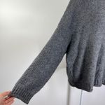 Anthropologie Lottie Sweater Grey Turtleneck Chunky Knit Long Sleeve Pullover Photo 6