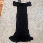 Pretty Little Thing Black Bardot Frill Hem Midi Dress - NWT ( ) Photo 1