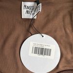 Princess Polly NWT Nolan Short Sleeve Ribbed Crop Top Size Small 4 Brown Cute Photo 5