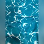 Buffbunny Collection Buffbunny Teal Water Print High-Waisted Leggings Size Small w Pockets Photo 4