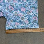 VTG 90s Backroads Blues PLUS SIZE blue pink floral high waist mom denim shorts Photo 11