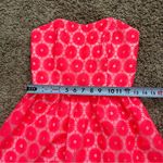 Lilly Pulitzer  Strapless Peyton Pinwheel Organza Dress Hot Pink Photo 7