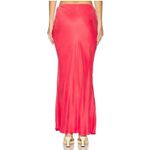 For Love & Lemons  Lena Maxi Skirt in Red Size‎ XL Photo 3