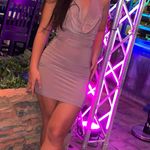 Lavender Backless Club Dress Purple Size 4 Photo 2