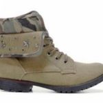 Zigi Rock & Candy Rock Candy Green Army Spraypaint Boots-9.5 Photo 0