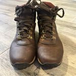 Timberland  Women's White Ledge Waterproof Dk Brown Leather Hiking Boots Size 9.5 Photo 2
