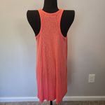 Free People Beach XS La Nite Ribbed Tank Dress Coverup Coral Orange Women's Photo 3