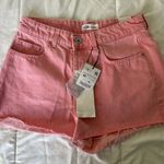 ZARA  denim pink shorts size 8 Photo 4